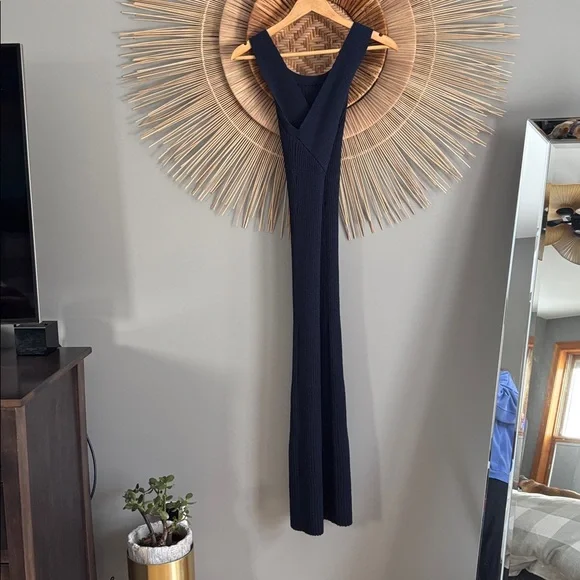 Anthropologie maxi dress xs navy - Picture 6 of 6